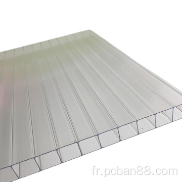 Panneaux solaires PC à double couche 4 mm produits en zhejiang